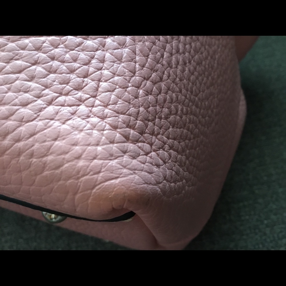 Rare! pale pink Dooney & Bourke Flynn bag in pebbled leather! No longer made! - Picture 8 of 11